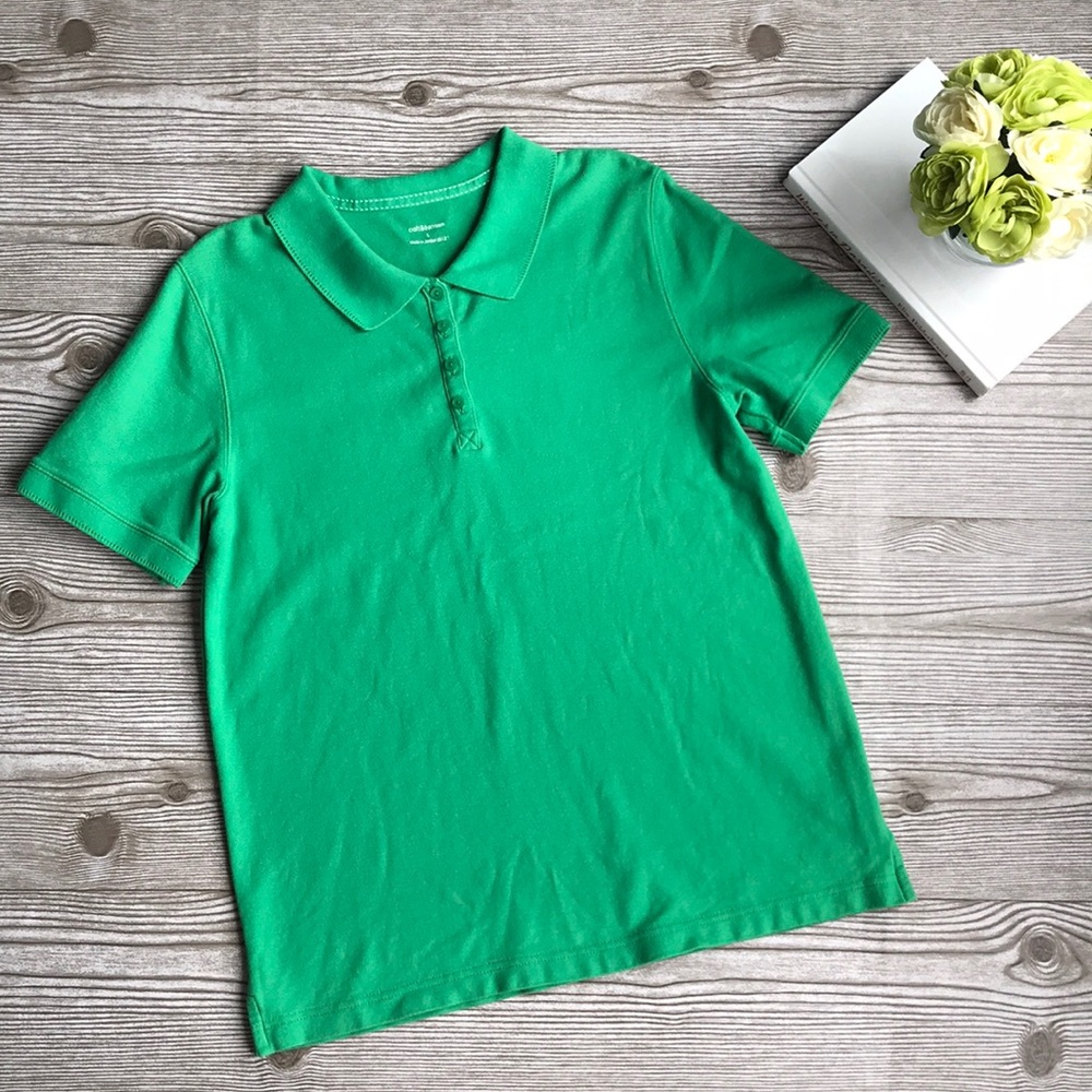 Croft & Barrow Women’s Clover Green Polo Shirt